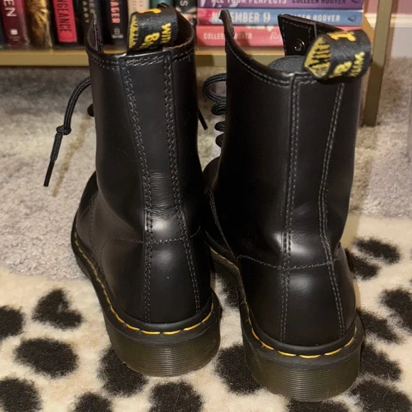 Dr. Martens Black Combat Boots - Picture 3 of 9
